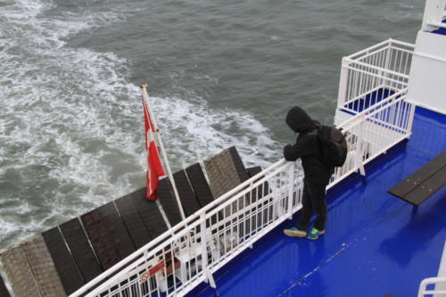 Cold winter trip King Seaway Ferry 